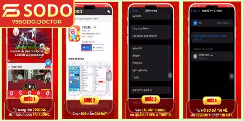 Tải App 79sodo 2 Tải app 79Sodo trên iOS cũng hết sức đơn giản